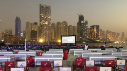 Urban Entertainment Cinema on the Sand Zero Gravity Beach
