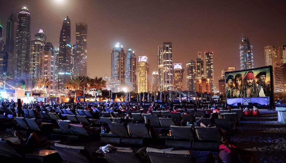Urban Entertainment Outdoor Cinema Zero Gravity Dubai